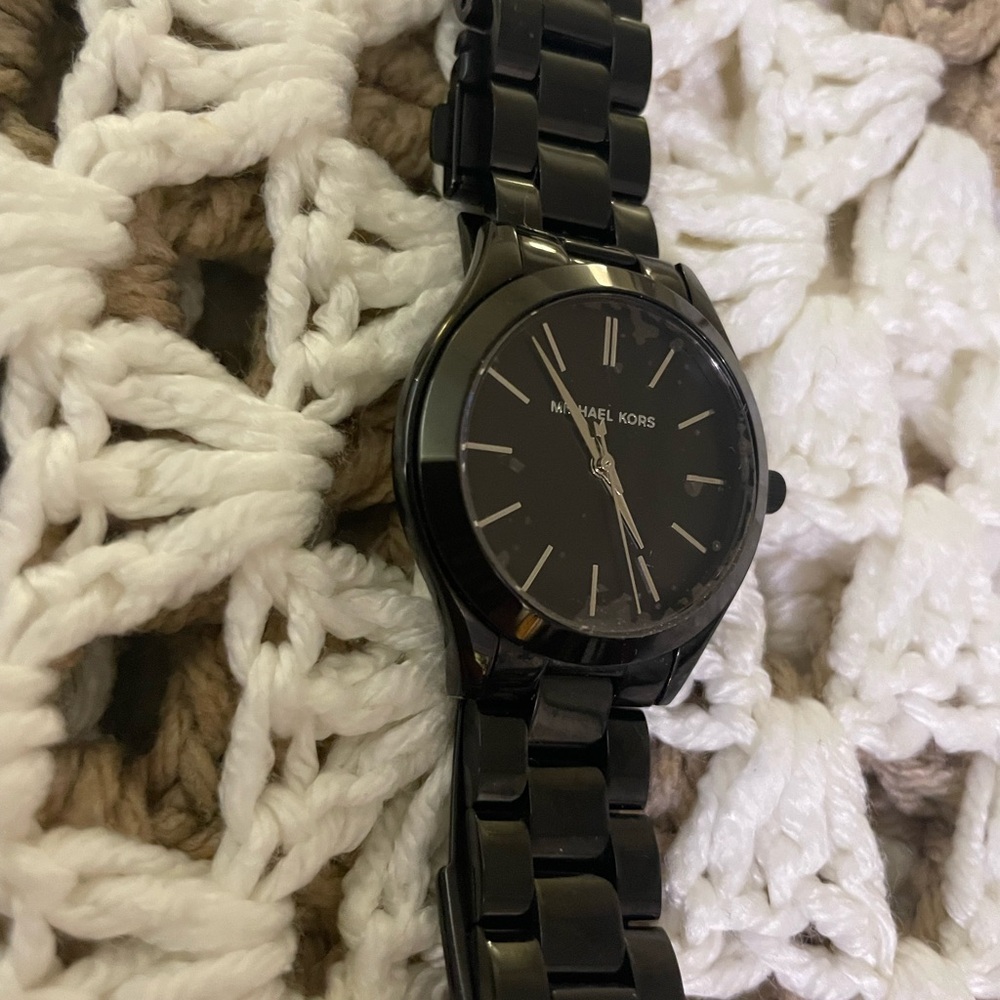 Michael Kors Sleek Black Women’s Watch